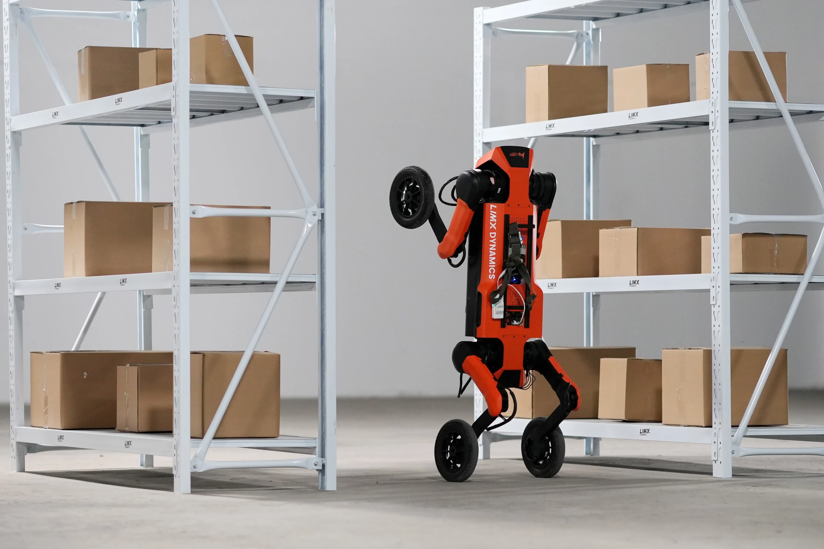 The standing W1 could find use in settings such as warehouses