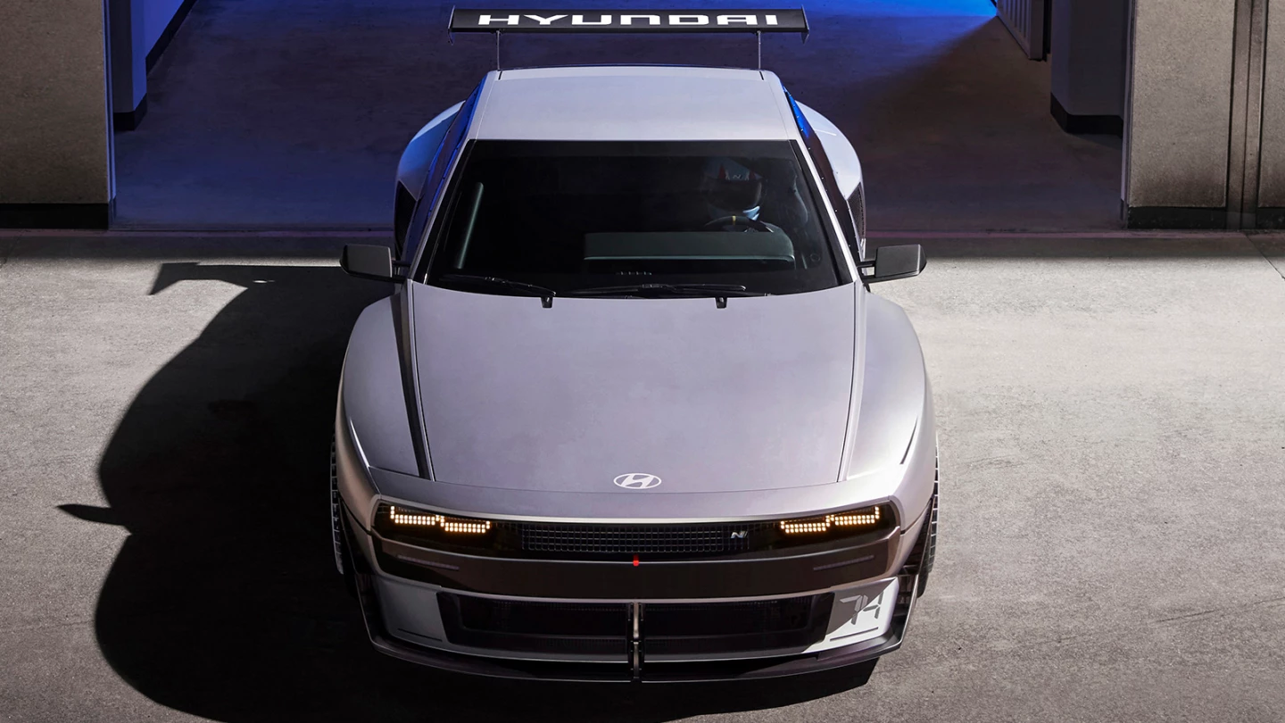 Front-on, things look much more rounded and muscular than the angular wedge shape you see from the side