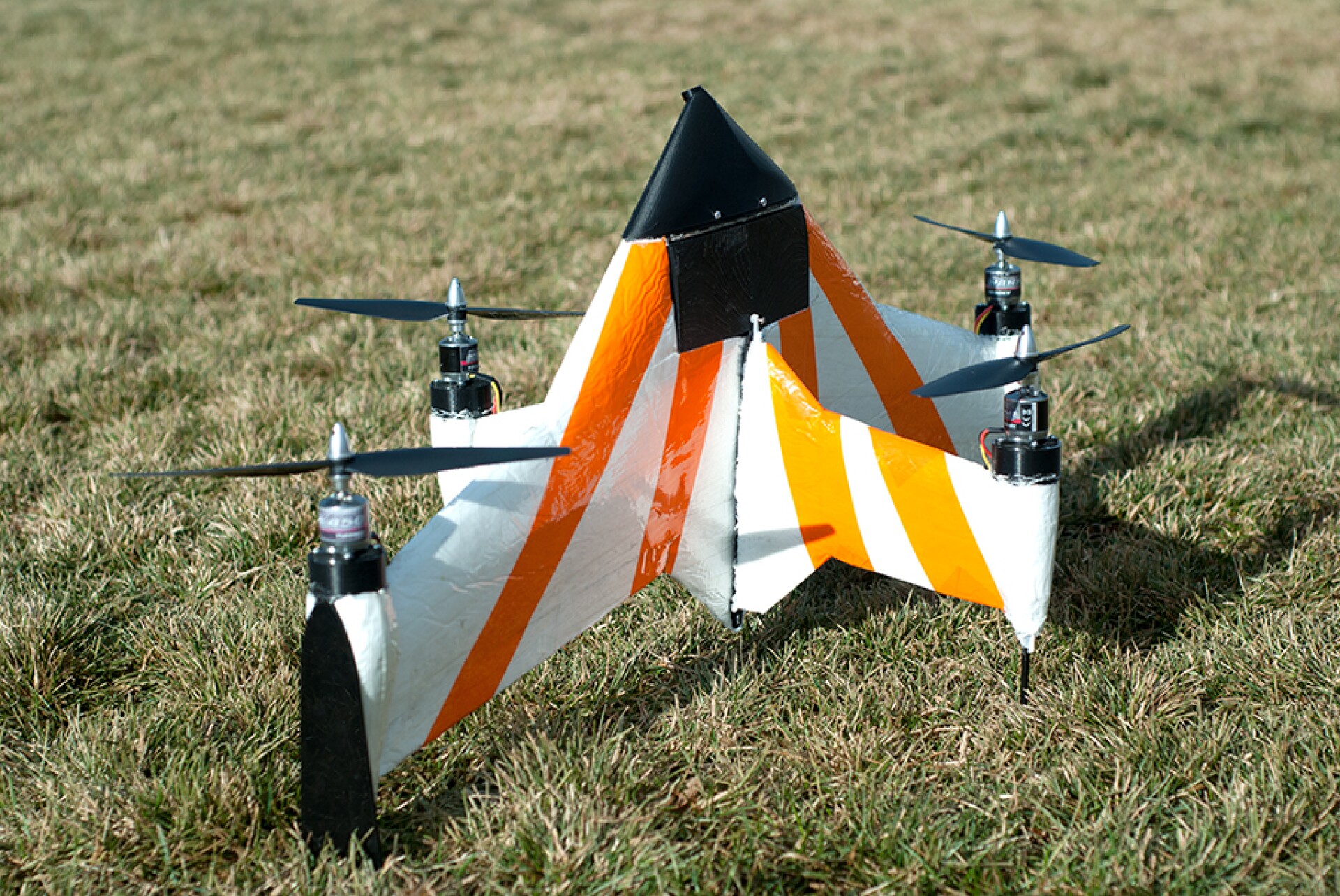 X PlusOne drone hovers steady, but also flies nosefirst at 60 mph