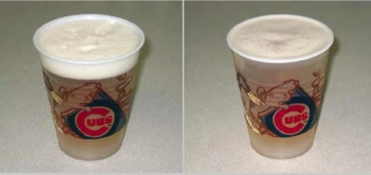 It's not just the speed of the product produced by TurboTap, but the consistency - without uncontrollable foaming, spillage is all but eliminated and the customer gets the beer on the right in a quarter the time of the one on the left.