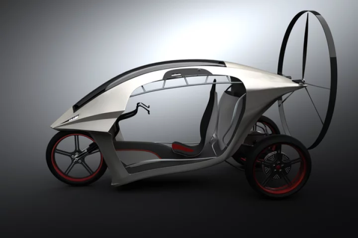 The paragliding motor trike concept by Zvezdan Nedeljkovic