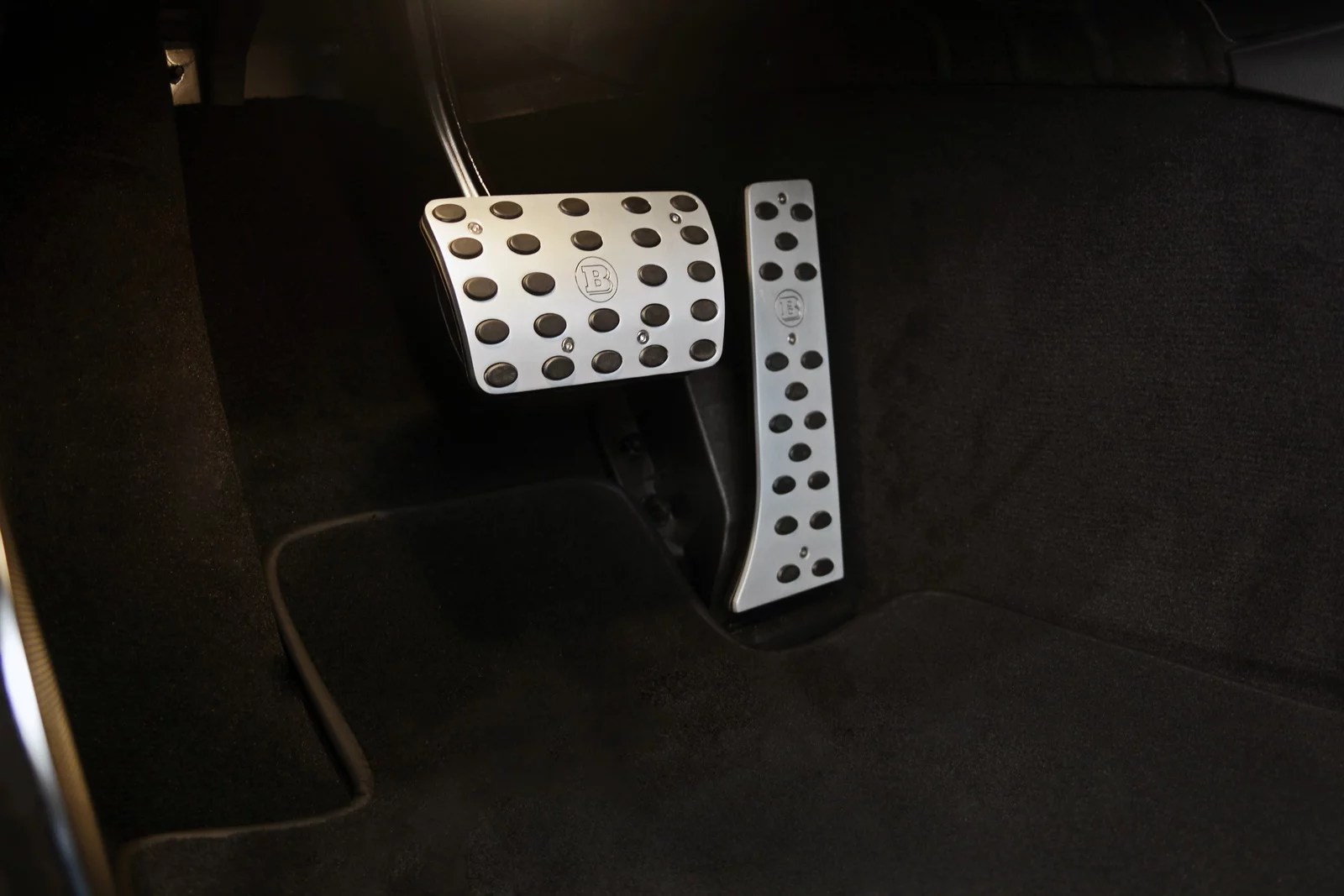 There are lots of little touches with the Brabus logo around the cabin