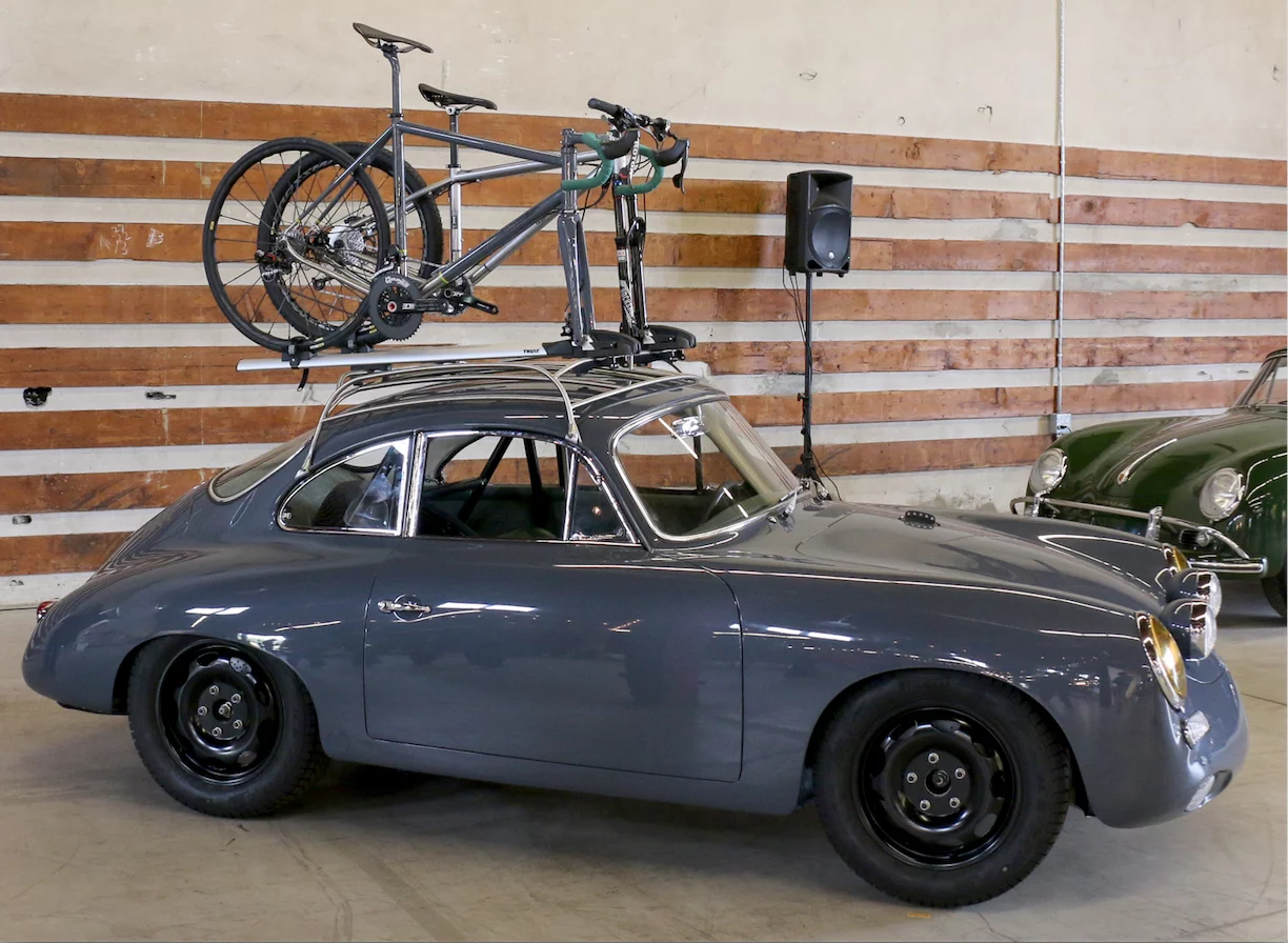 A Porsche 356 ready for adventure