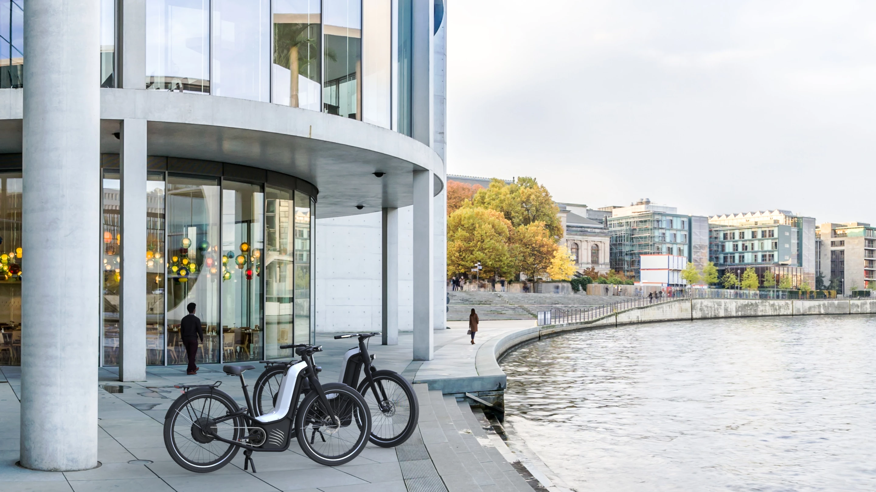 The Alpha Neo ebike will ride for up to 90 miles before its small hydrogen reserves need a quick 2-minute top up