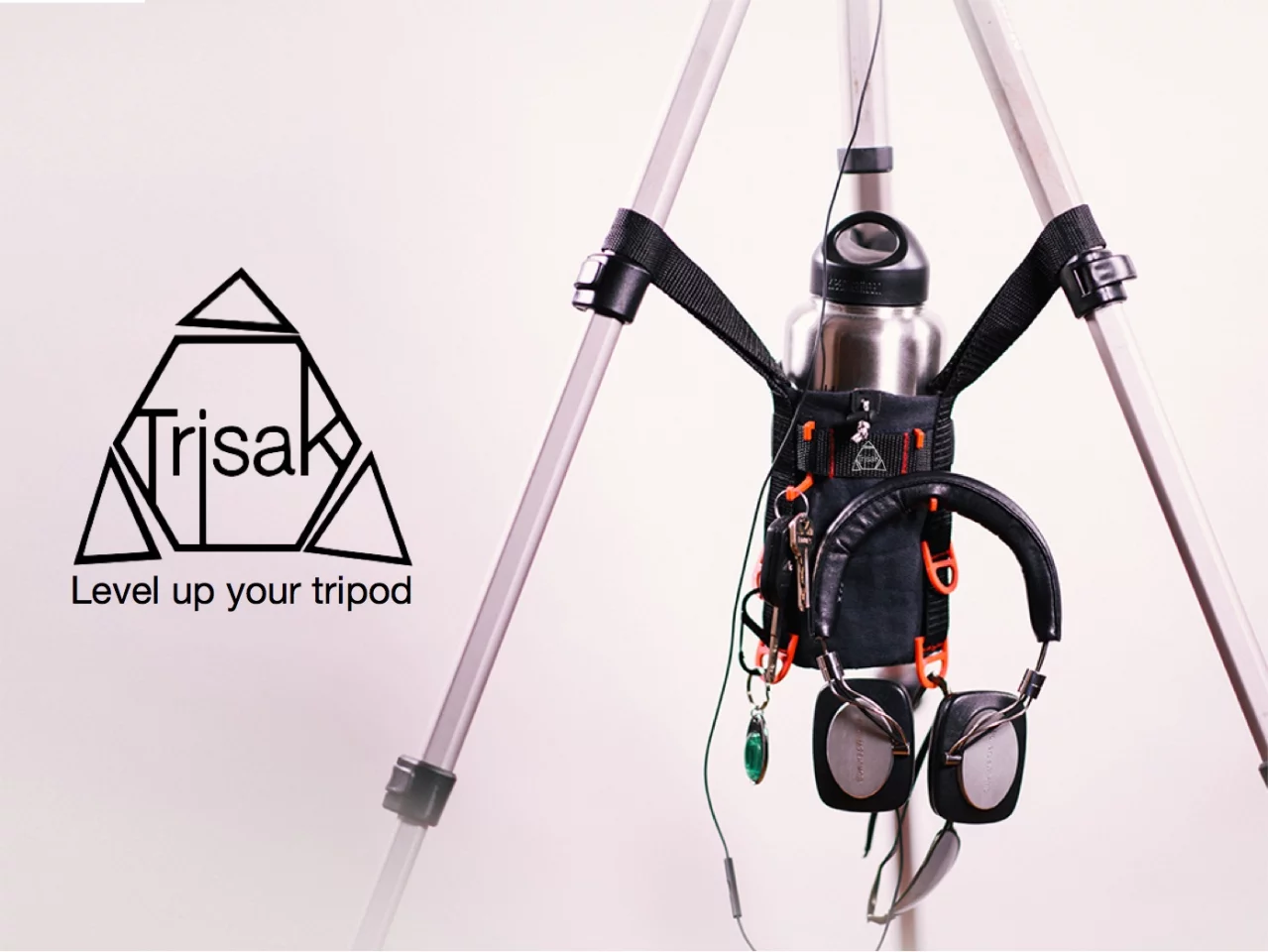 Trisak - clips allow you to hang headphones and sunnies
