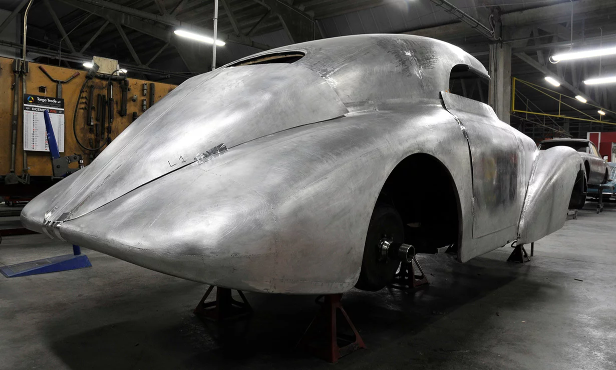 The 540 K Streamliner was mothballed after World War Two