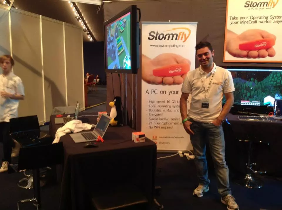 StormFly on display at MineCon in Paris recently
