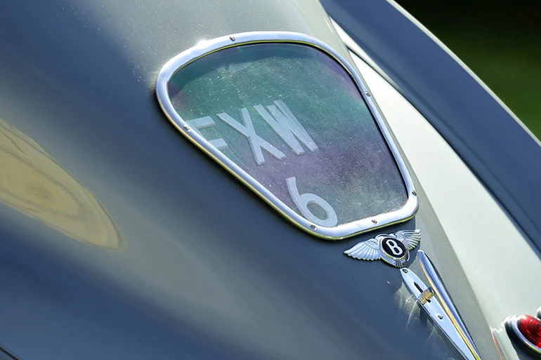 1938 Bentley 4.5 litre Embiricos Coupe detail