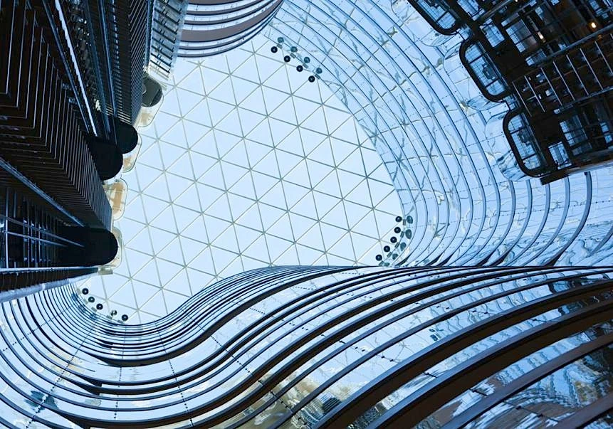 Skylight over 1 Bligh Street interior atrium