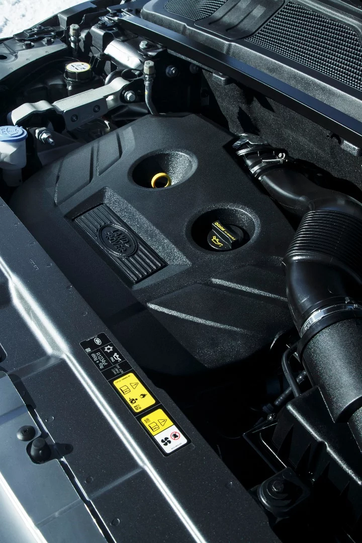 The Evoque Convertible is powered by Land Rover's lightweight Si4 gas engine; a diesel is also available