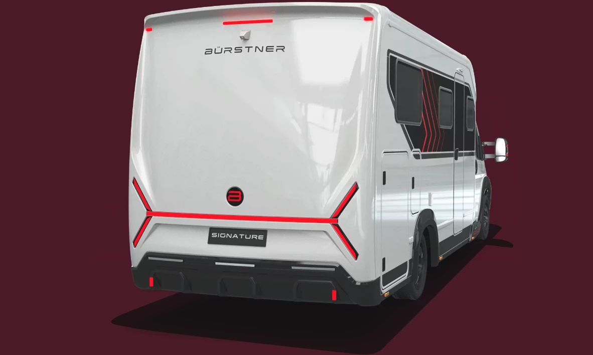 The Signature has a distinctive rear lighting signature