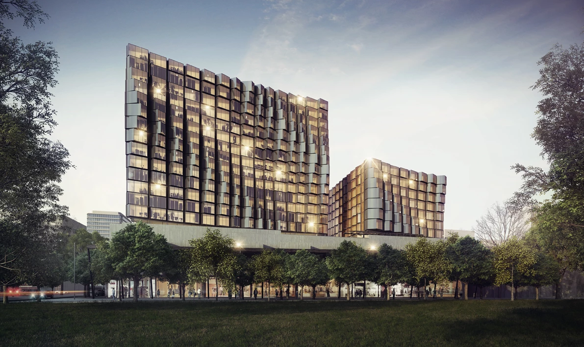 Klik as a high-spec hotel (Image: Elenberg Fraser + Unitised Building Australia)