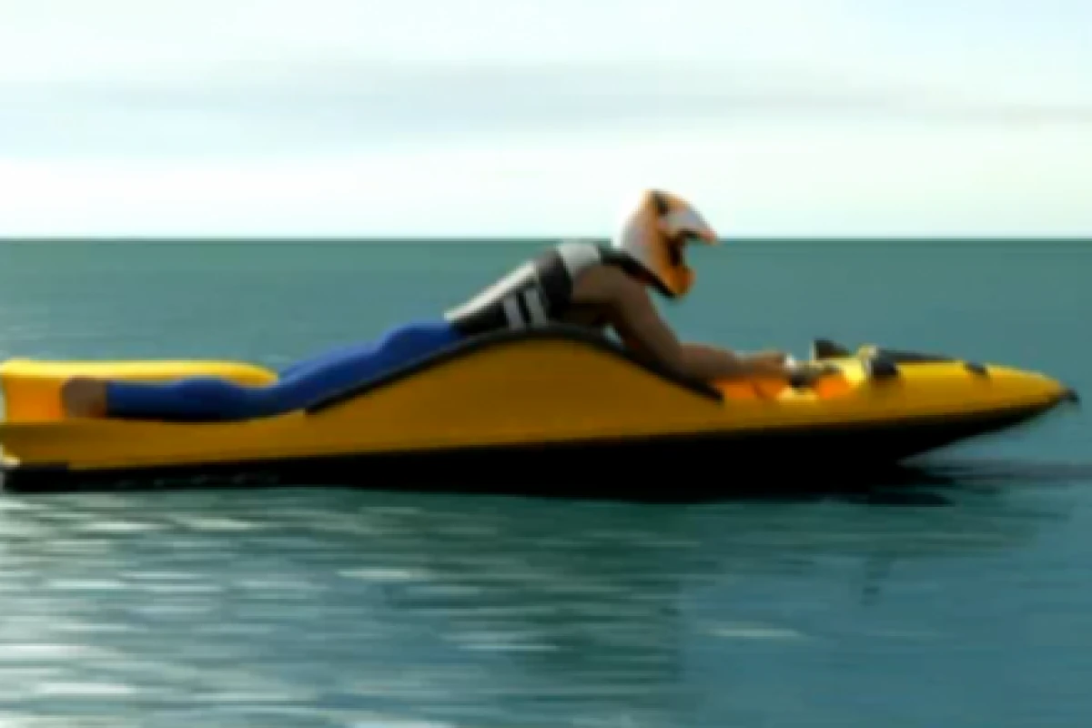 The body board / Jet Ski hybrid design concept