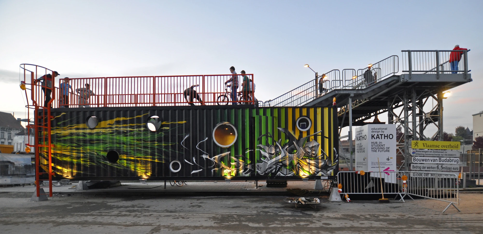 The Street Life Unit, complete with rooftop skating rink