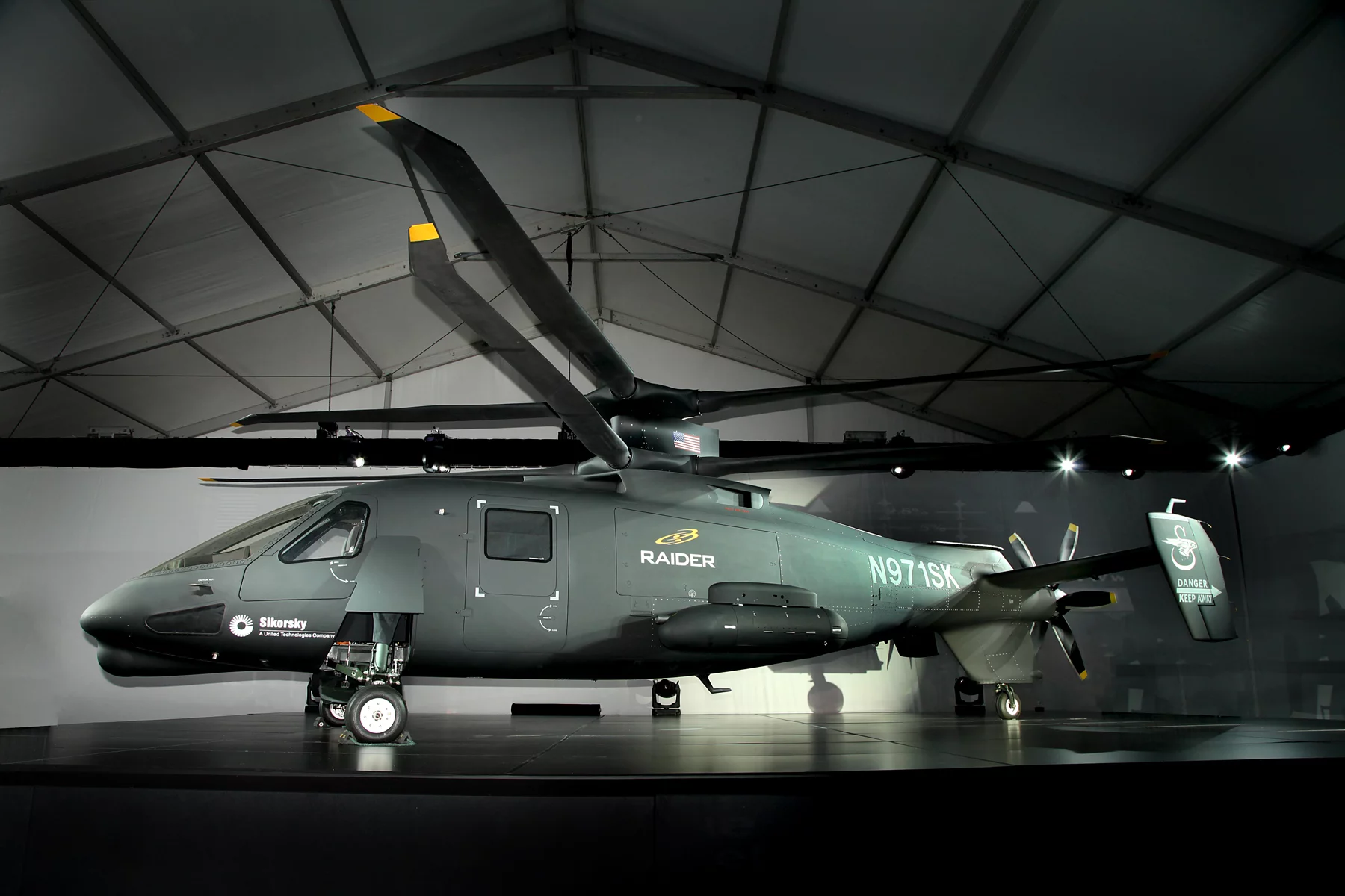 The Sikorsky S-97 Raider is amulti-mission helicopter
