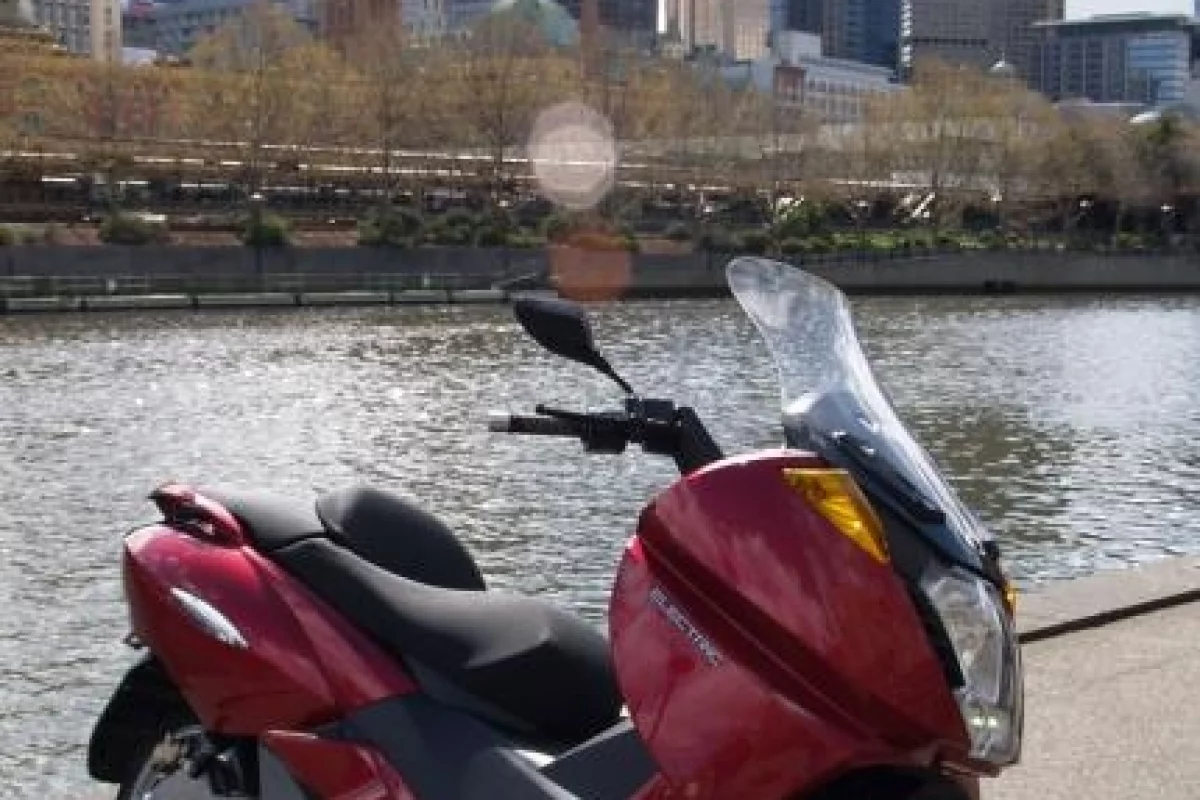 The Vectrix Electric Maxi-Scooter