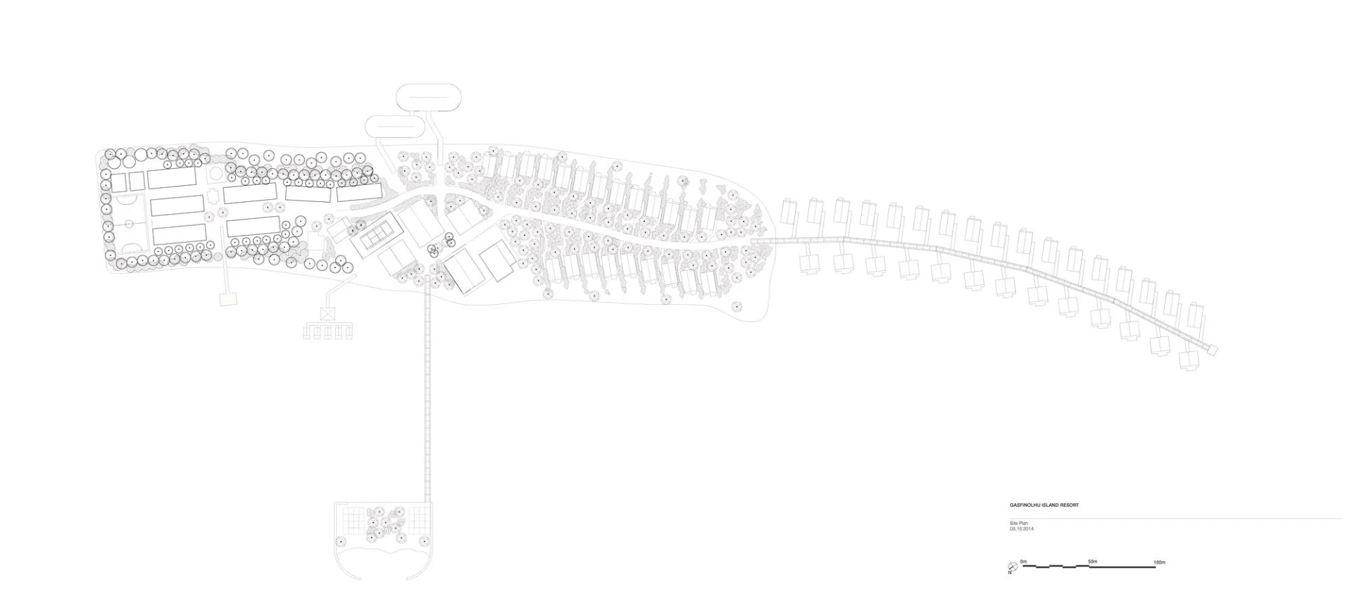 Architectural drawing of the project