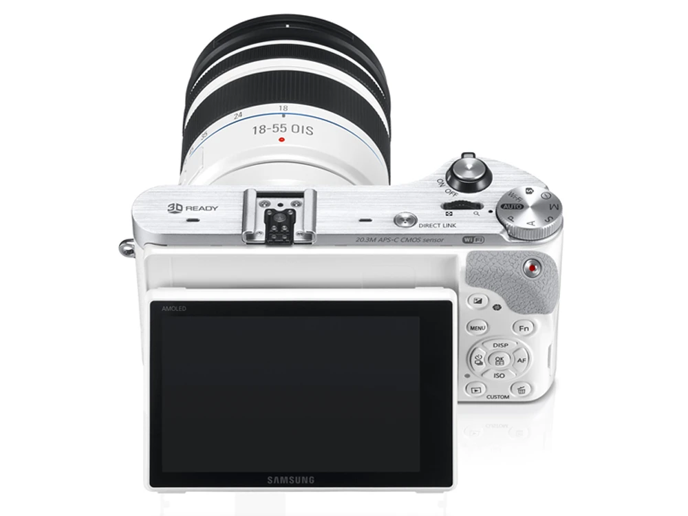 The DRIMe IV imaging engine means the NX300 is capable of not only continuous shooting at a very respectable 9fps, but also supports 1080/60p video