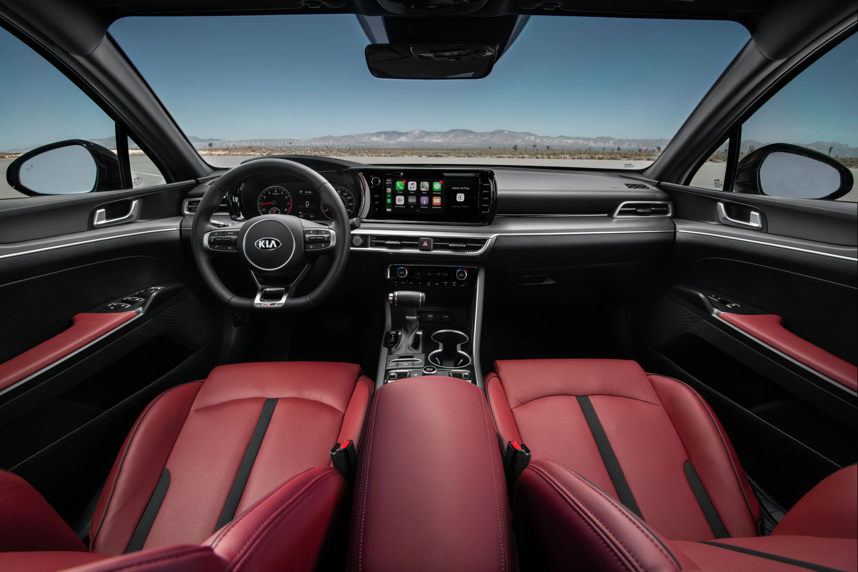 Kia goes for an open cockpit layout