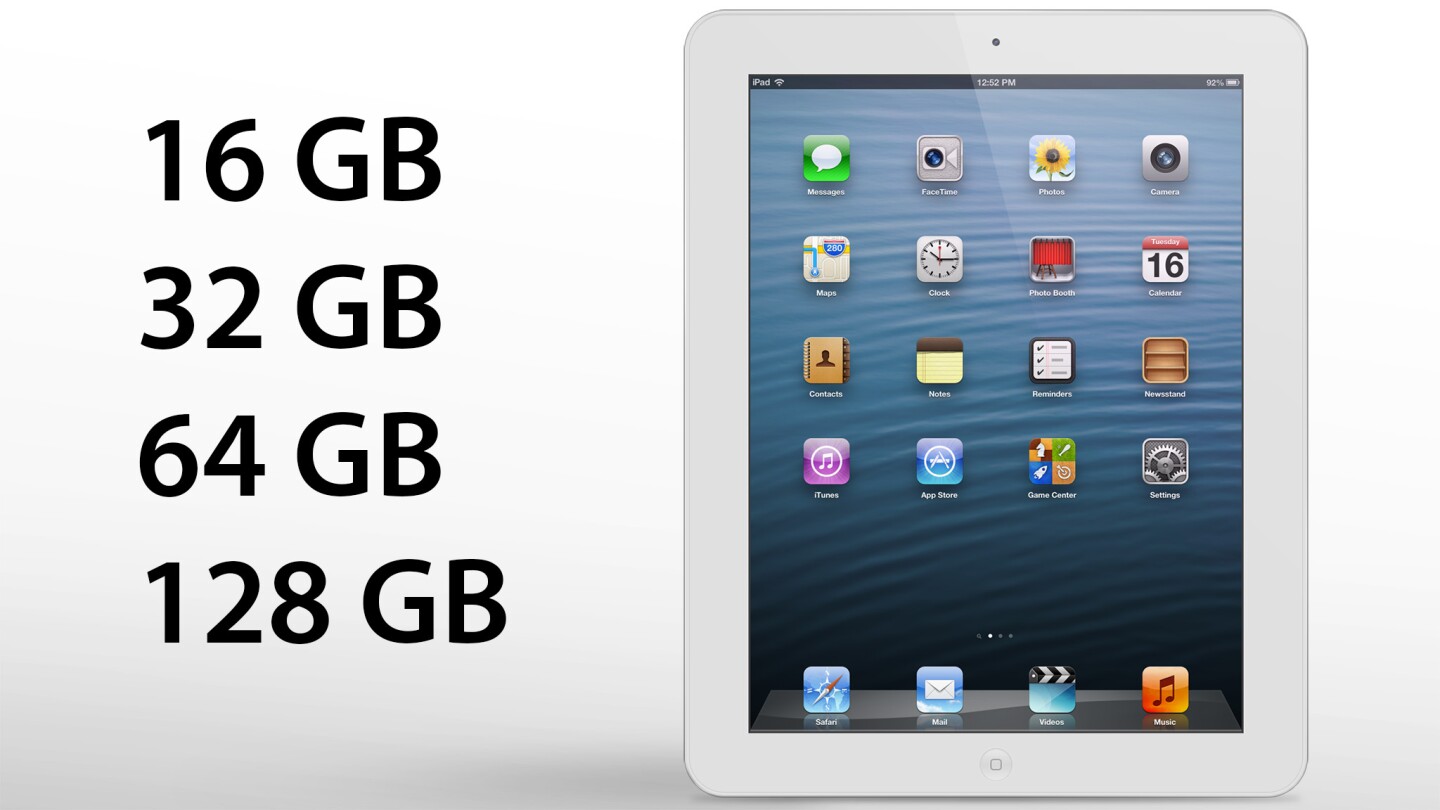 Will Apple soon be adding a 128 GB option to the iPad?