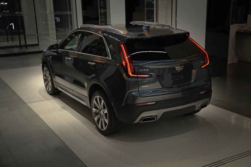 Three trim levels are on offer: Luxury, Premium Luxury and the range-topping Sport model. Pictured is an XT4 with the optional AWD and 18-inch wheels