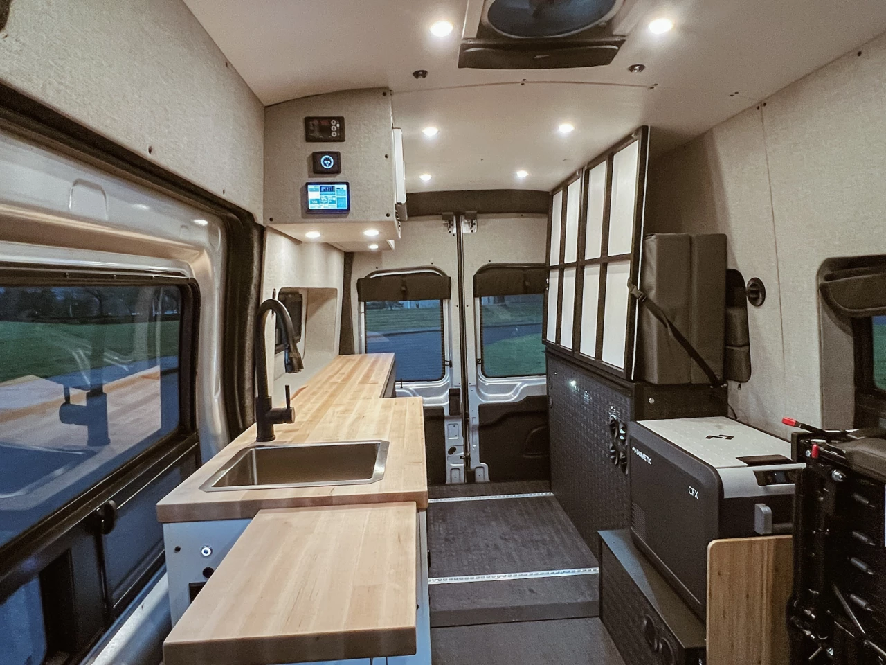That might be a new record for camper van counter length