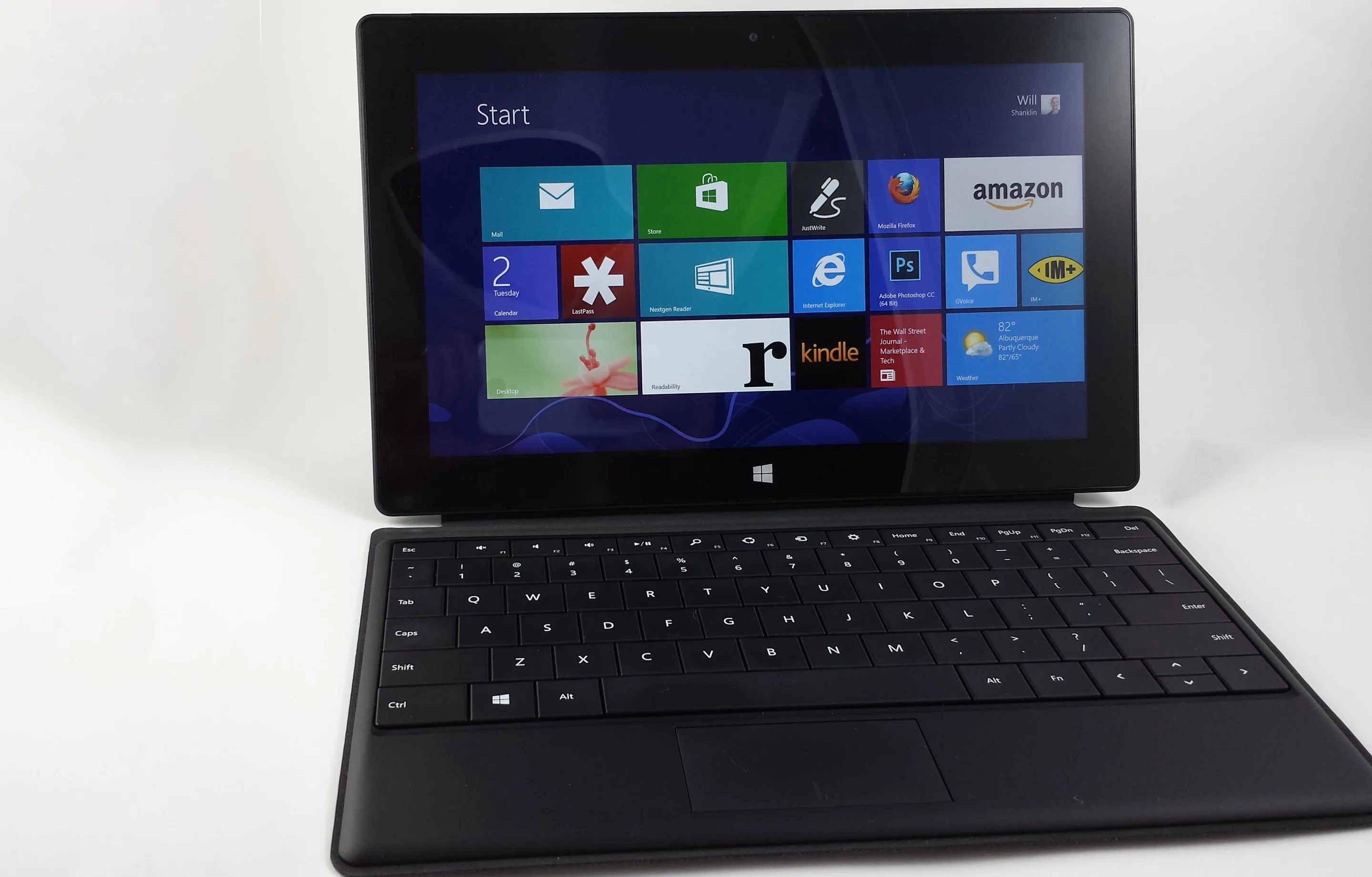 The Windows 8 Start Screen is right at home on devices like Surface