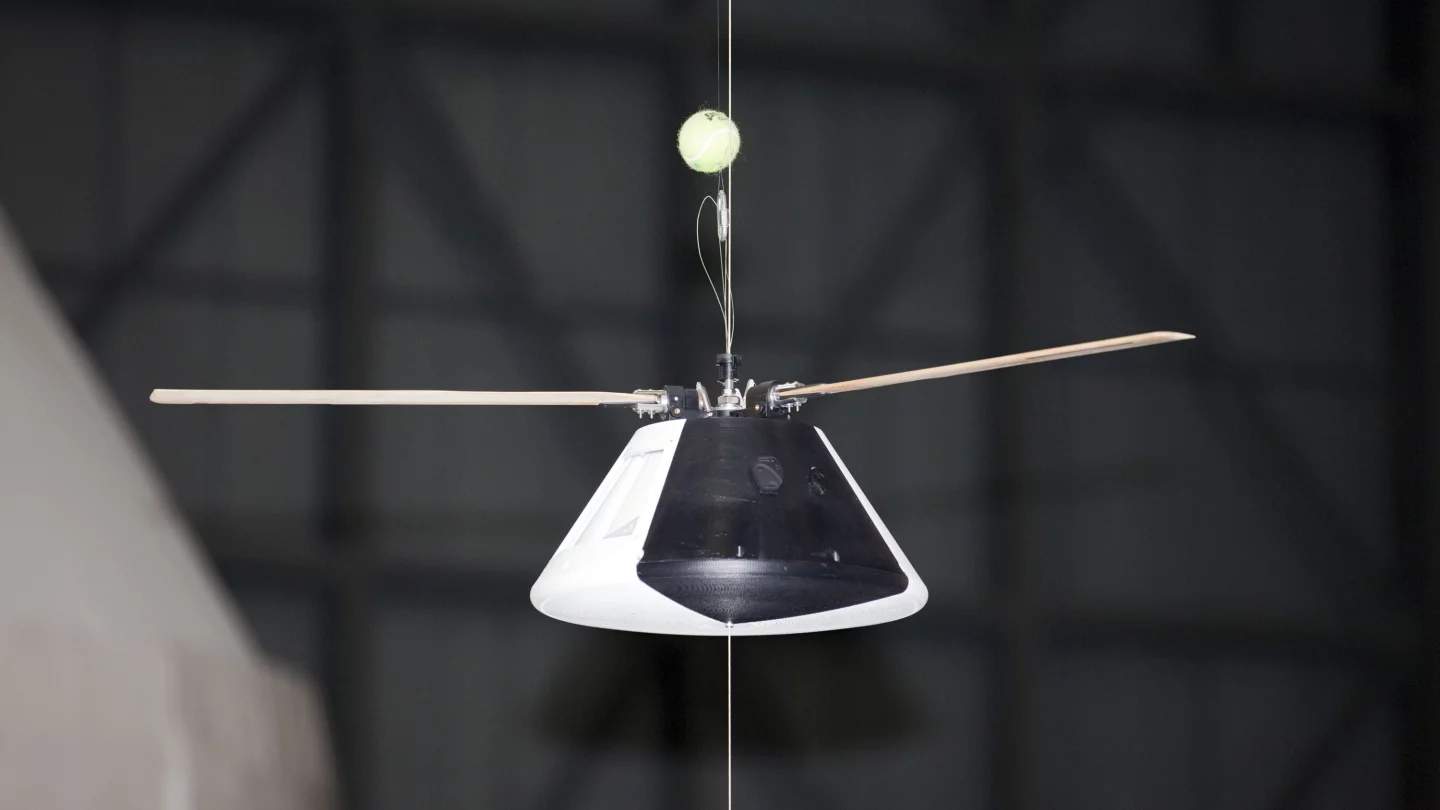 This model may help the researchers figure out how to use wind-powered propellors (Photo: NASA)