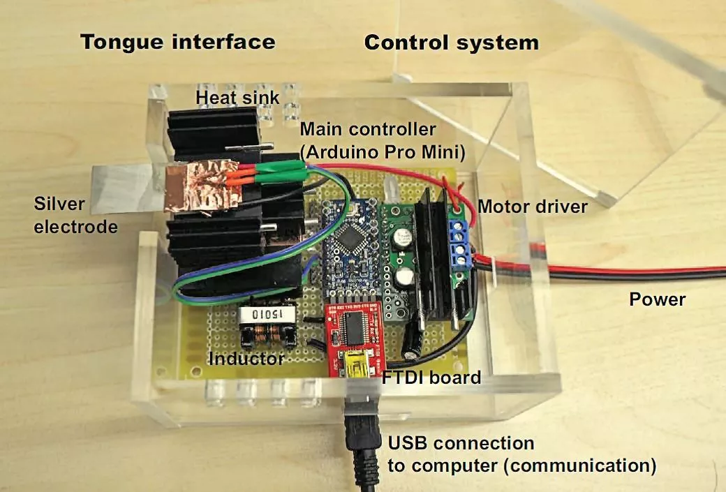 The tongue interface and control system assembly (Photo: National University of Singapore)