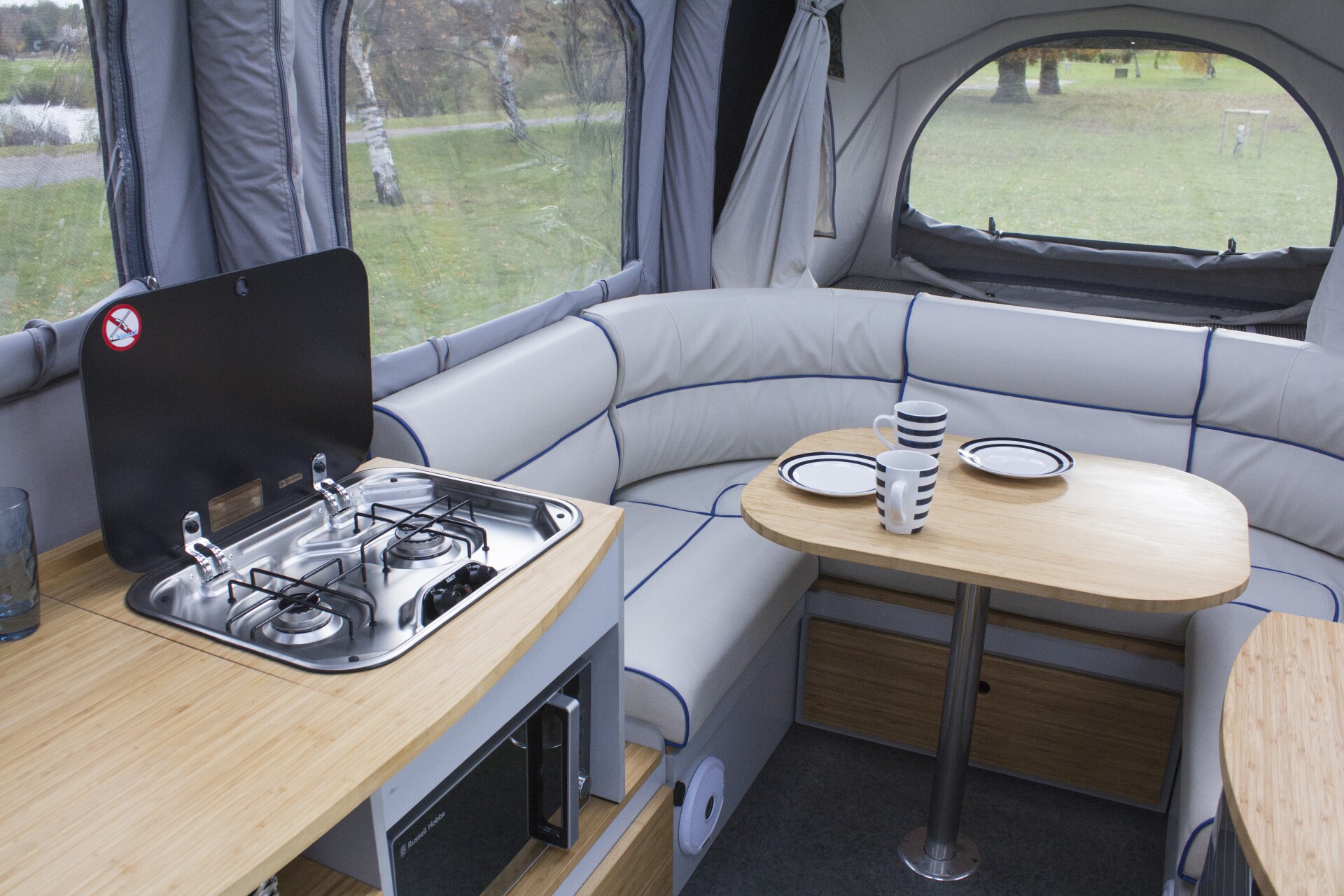 Air Opus camping trailer inflates into a home away from home in 90 seconds