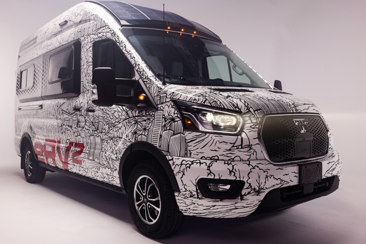 Winnebago reveals its second all-electric camper van prototype, the eRV2