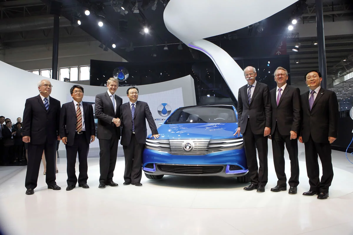 DENZA has unveiled its new all-electric vehicle at Auto China 2012 in Beijing