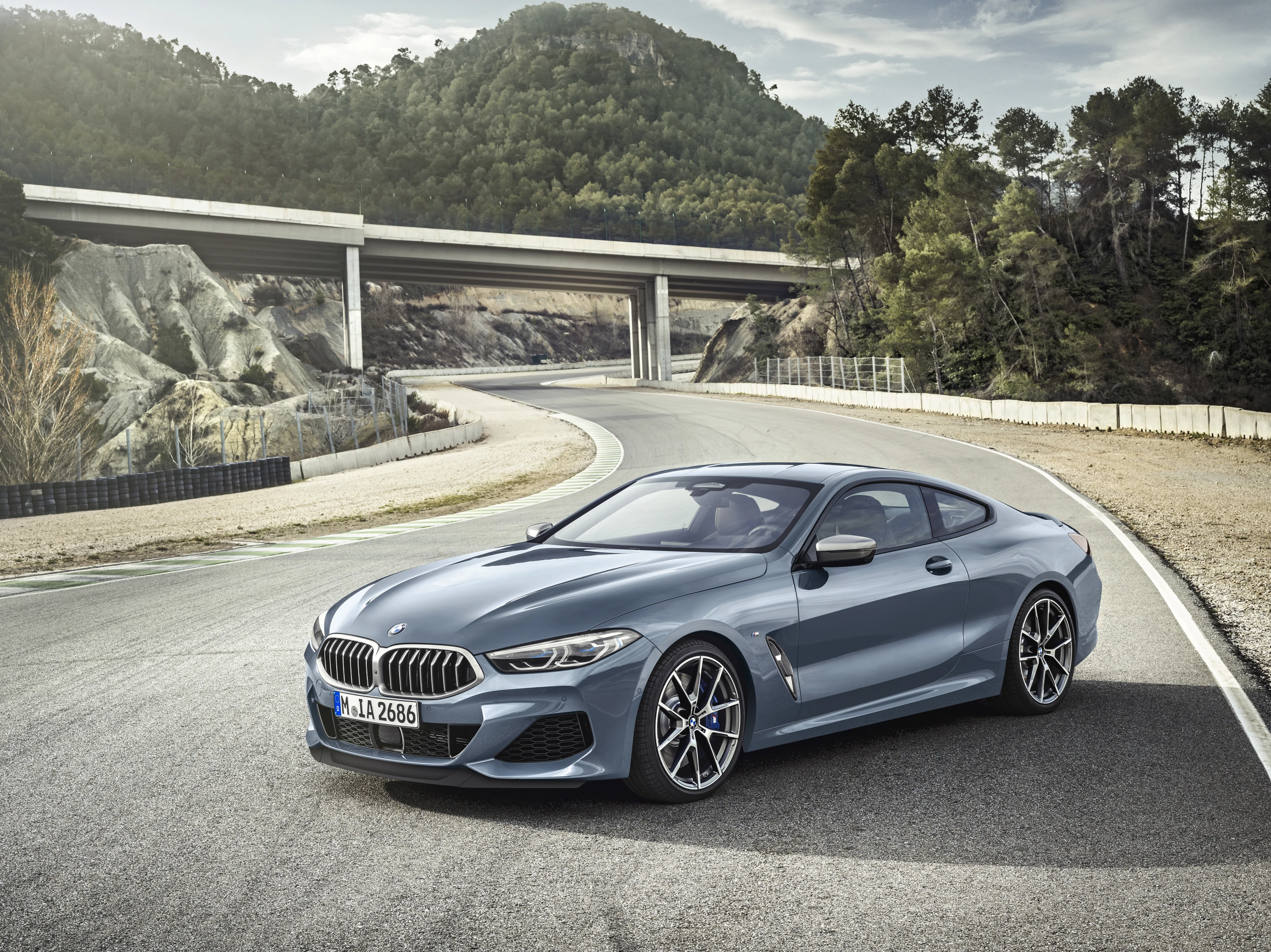 The production BMW 8 Series Coupe is a little less edgy than its conceptual was