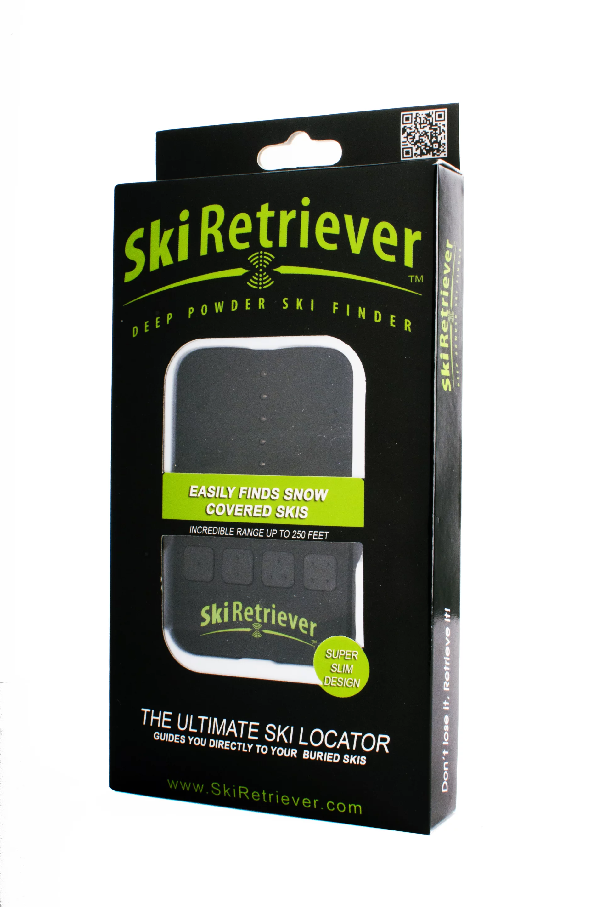 The Ski Retriever uses radio waves to find buried skis