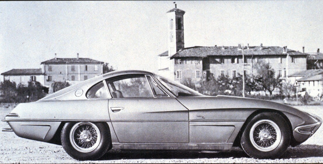 Body by Franco Scaglione, built by Carrozzeria Sargiotto, with Giorgio Neri and Luciano Bonacini completing out the 350 GTV's tube frame