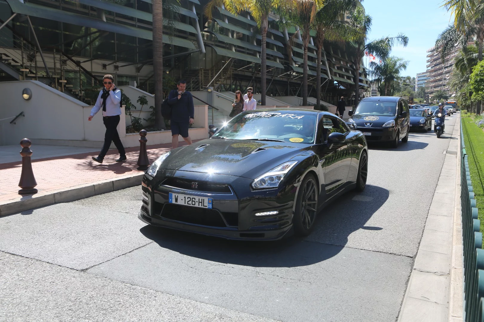 French premium performance specialist Monstaka showed two highly modified Nissan GT-R-based cars at Top Marques: one on the stand, and this car which was available for demonstration purposes. "We can get a lot more than 2000 horsepower", I was told, "but after that it just wheelspins so there's no point." The company likes around 1000 hp as the ideal balance of useable performance. We have feature coming on the Monstaka GT-R R35 GT1000, but suffice to say it is aptly named, being capable of leaving a McLaren P1, Bugatti Veyron SS or Suzuki Hayabusa behind in a 100-200 km/h roll-on.