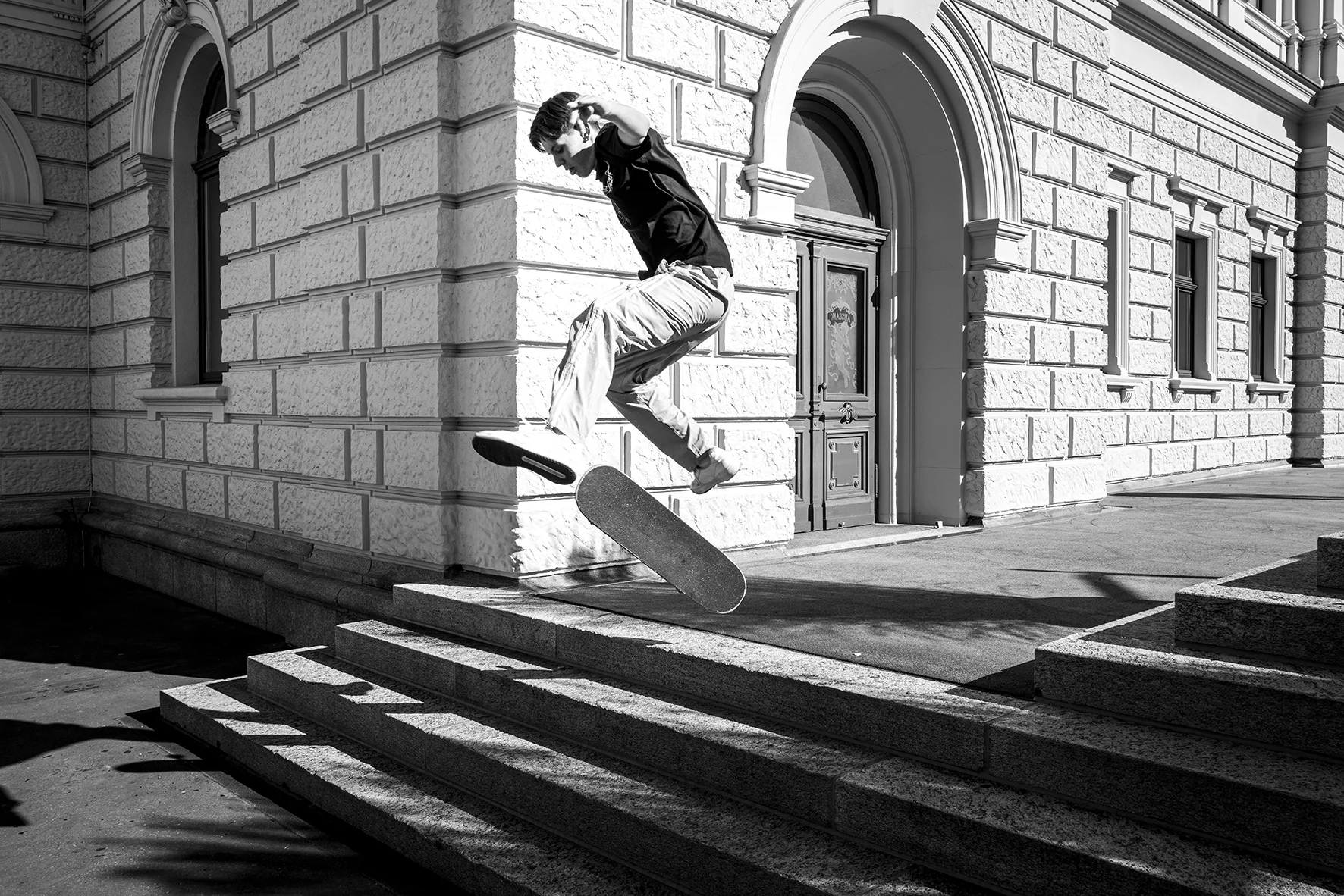 Action shot example using the Q2 Monochrom