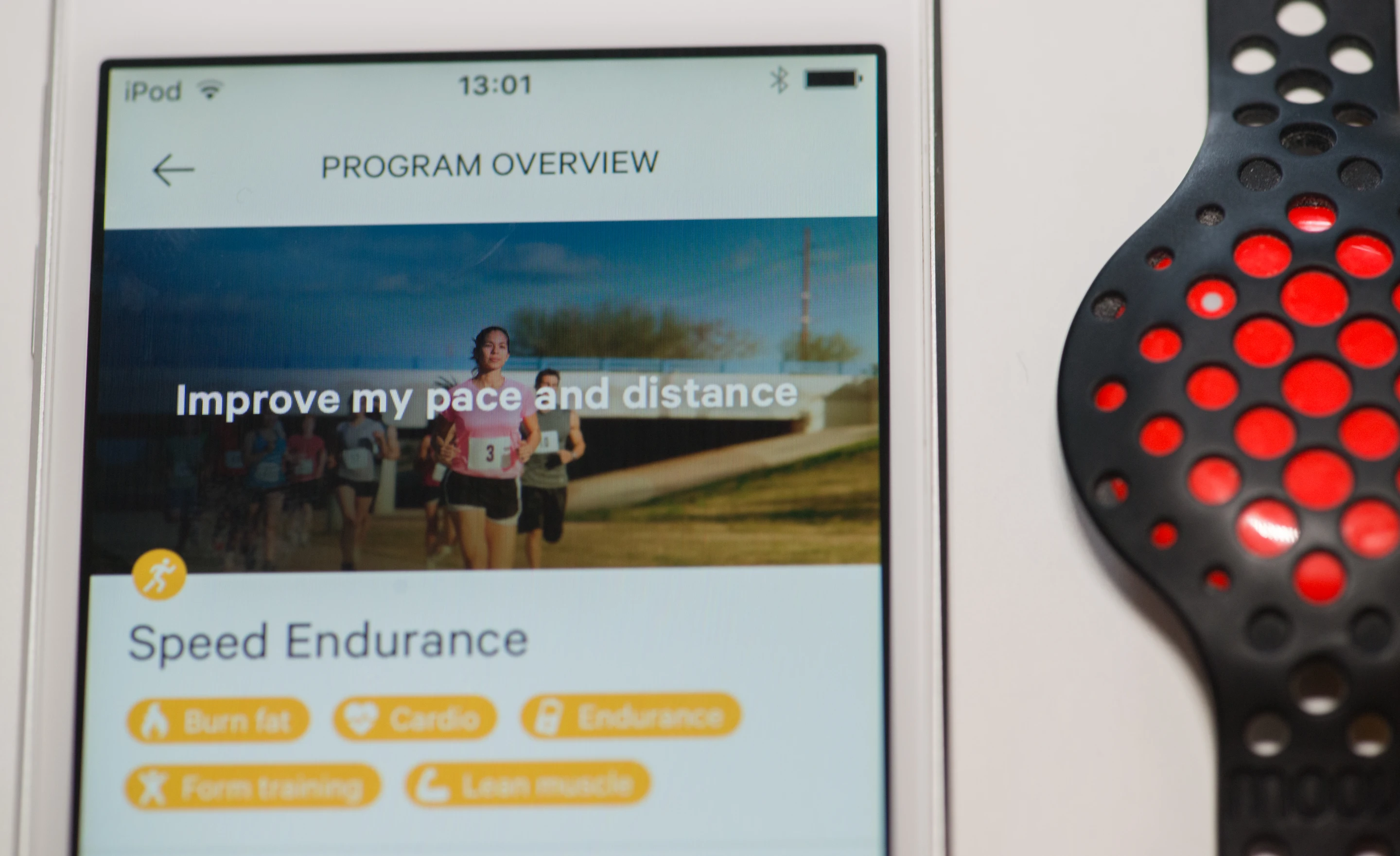 Different workout modes on the Moov Now let you achieve different results