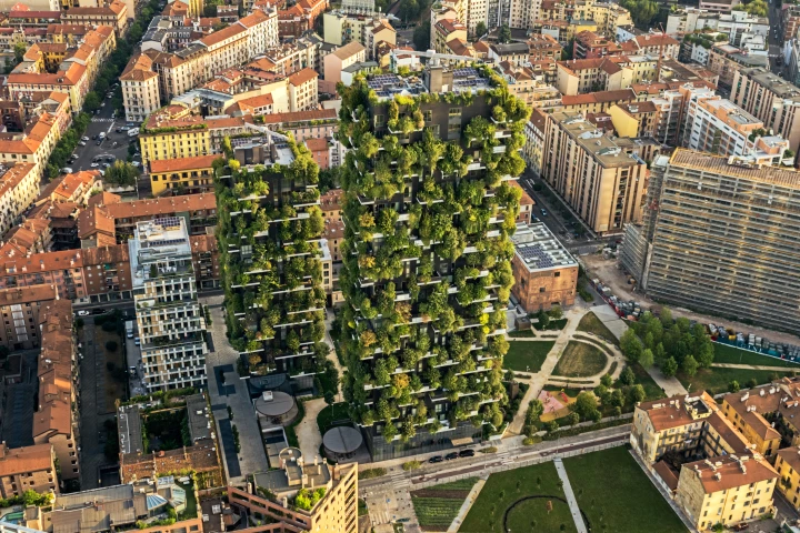 Bosco Verticale, by Stefano Boeri Architetti, is one of our picks for the best greenery-covered buildings in the world