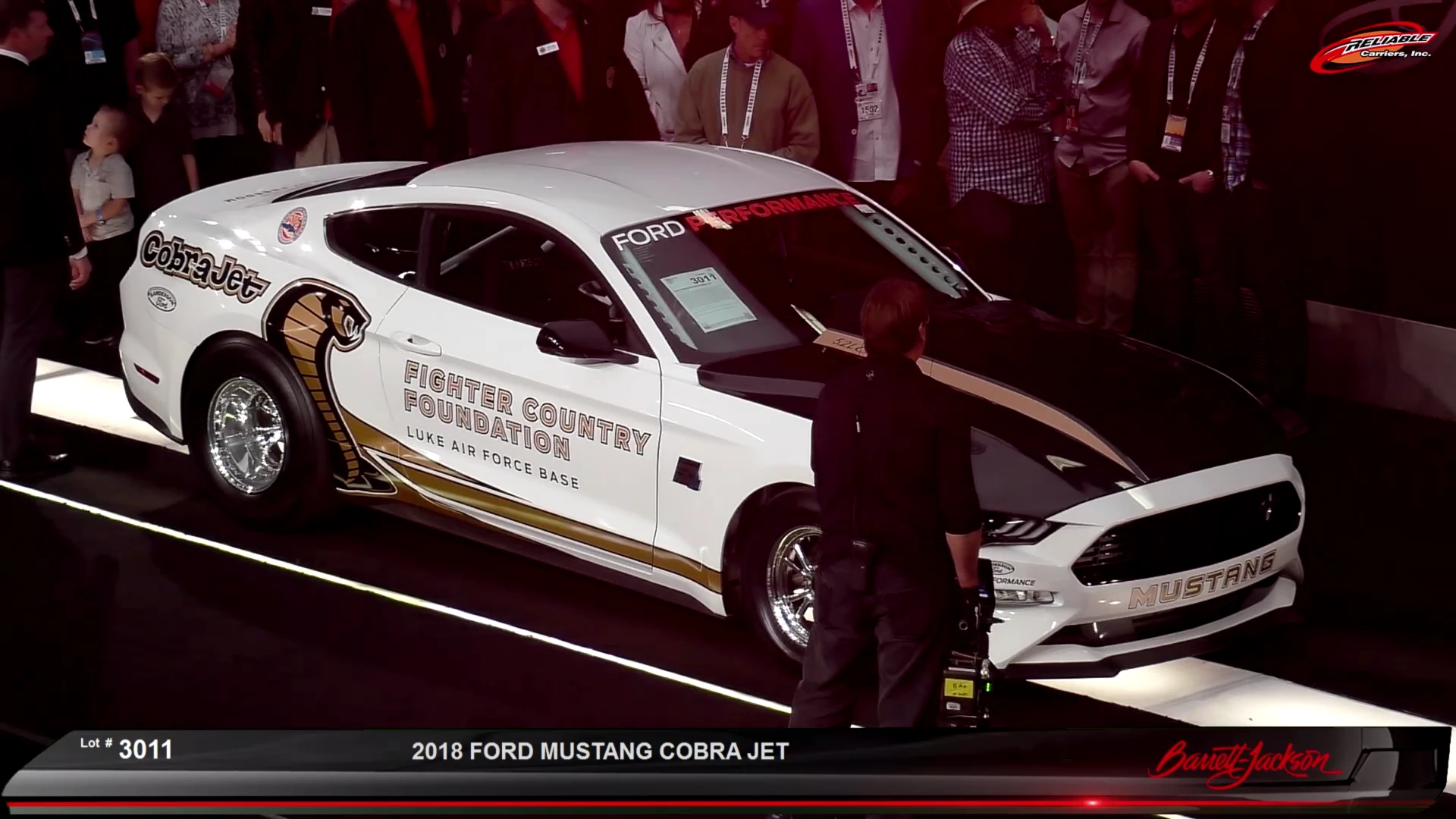 $200,000 | 2018 Ford Mustang Cobra Jet | Auction Link: Barrett-Jackson