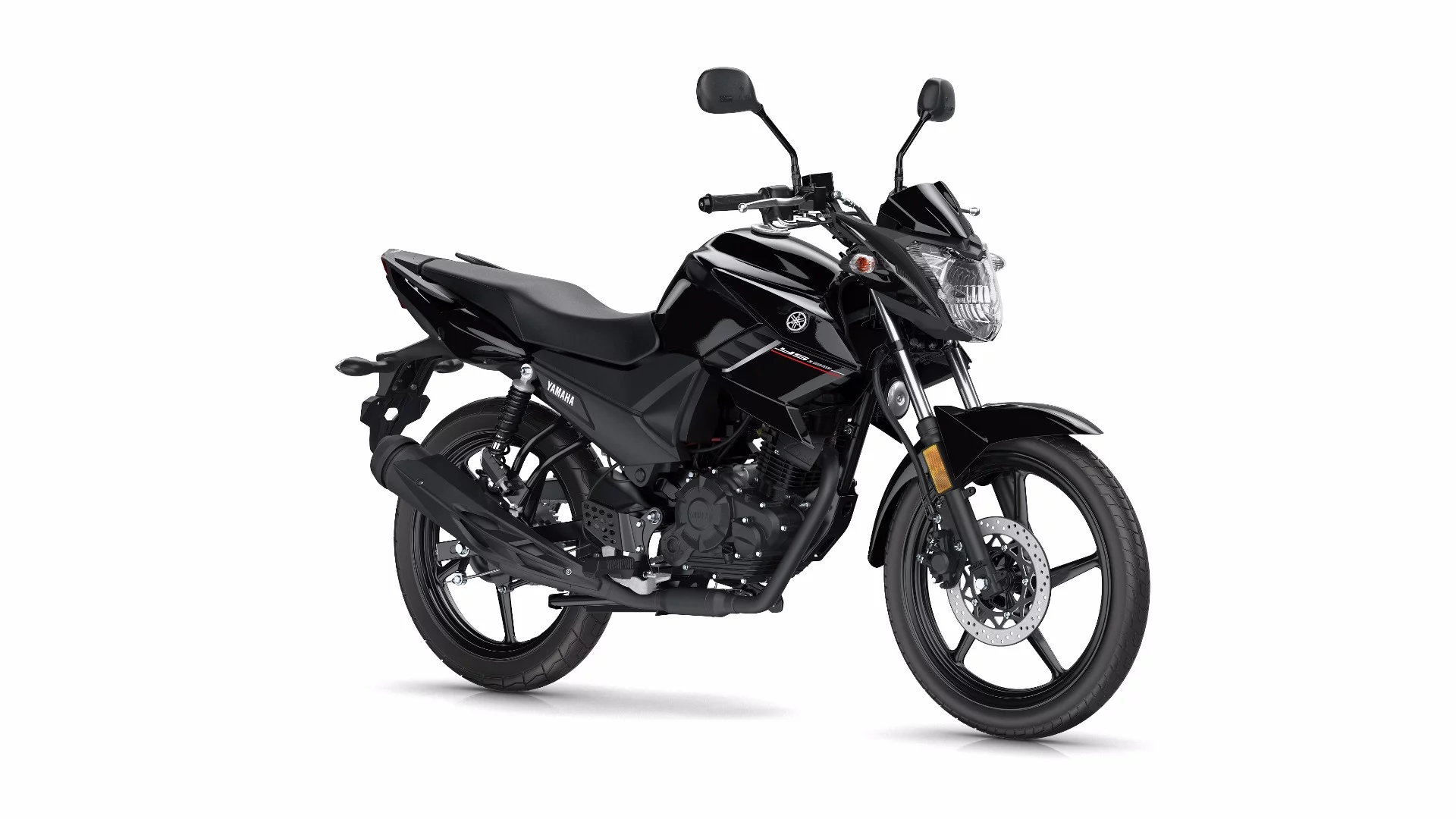 The 2017 Yamaha YS125 in Midnight Black color