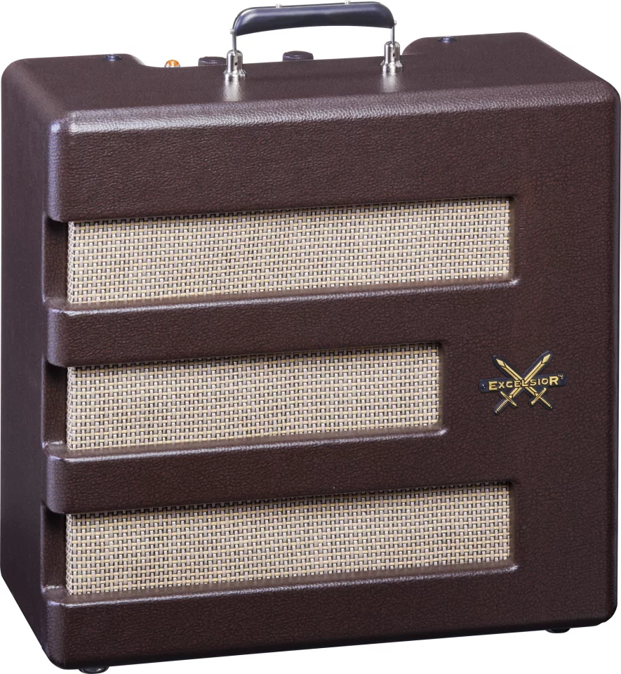 The distinctive 13-watt Excelsior is said to offer tones from polite to raw to raucous