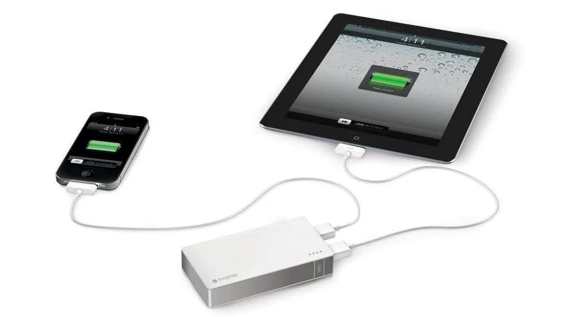 mophie has released new white versions of its juice pack powerstation, powerstation duo and powerstation mini rechargeable battery packs