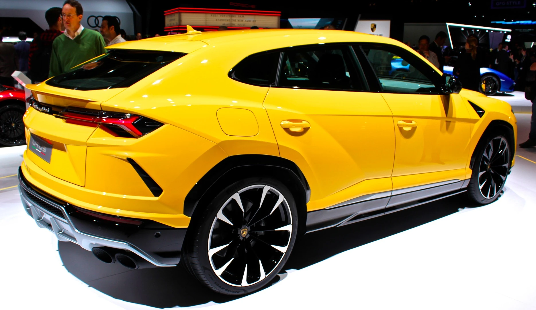 After revealing the new Urus SUV in December, Lamborghini puts it on show at the Geneva Motor Show