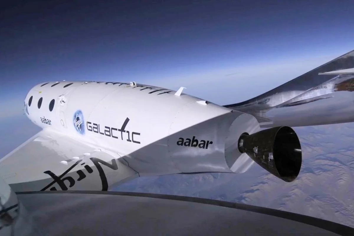 SpaceShipTwo just prior to ignition