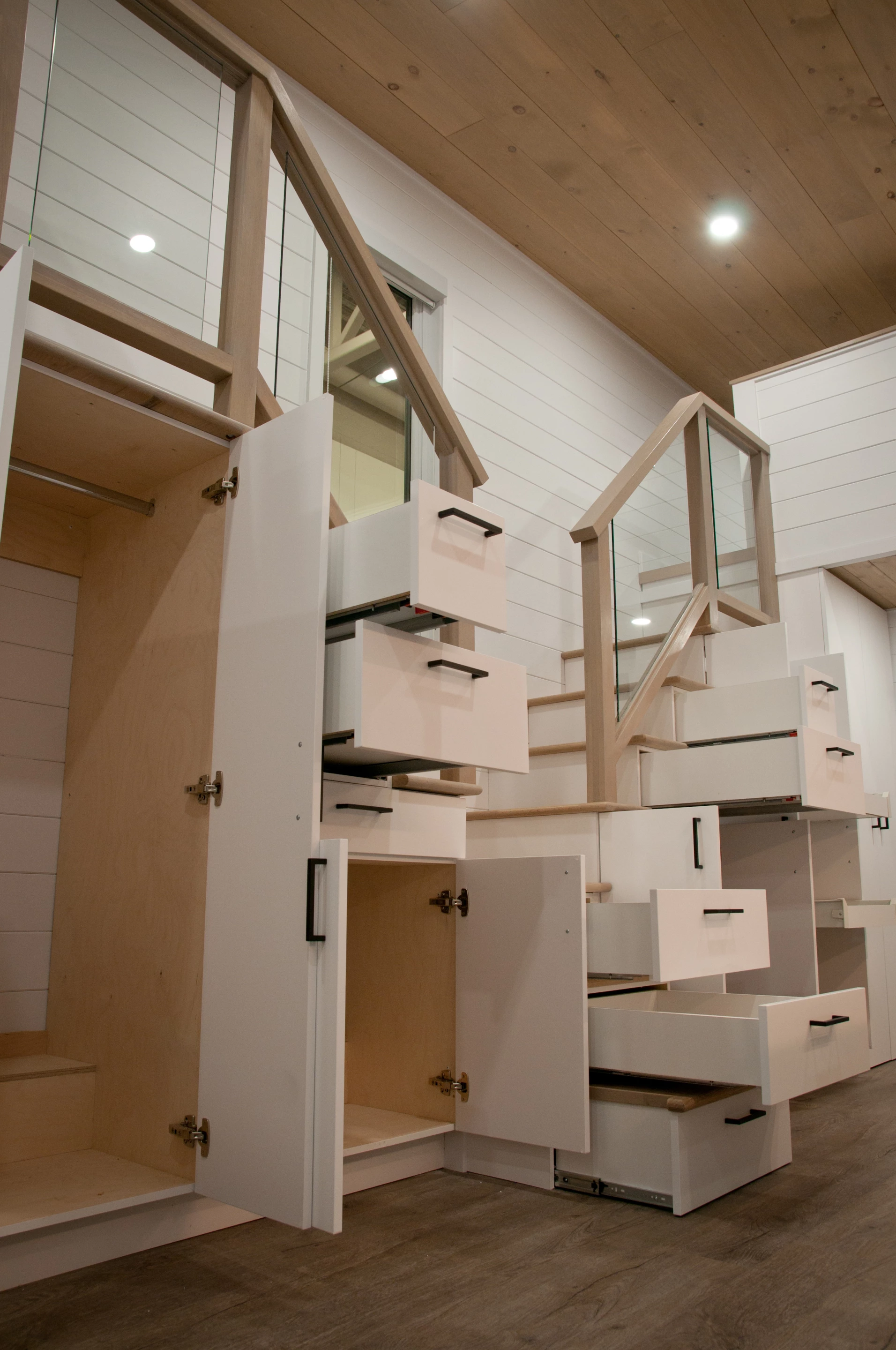 The Charme includes a double storage-integrated staircase