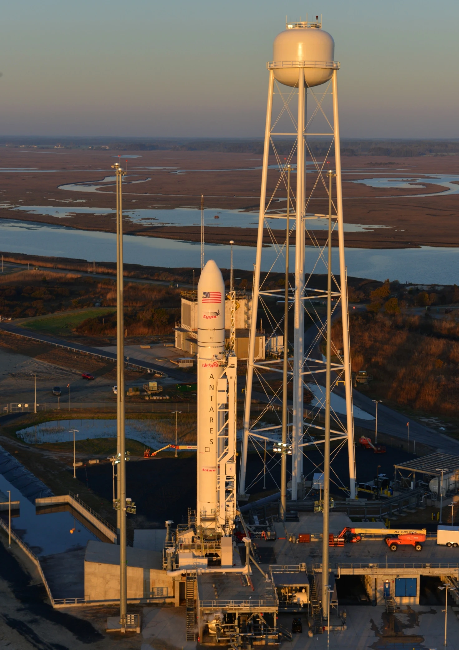The Antares rocket was developed by Orbital Sciences Corporation (Image: NASA)
