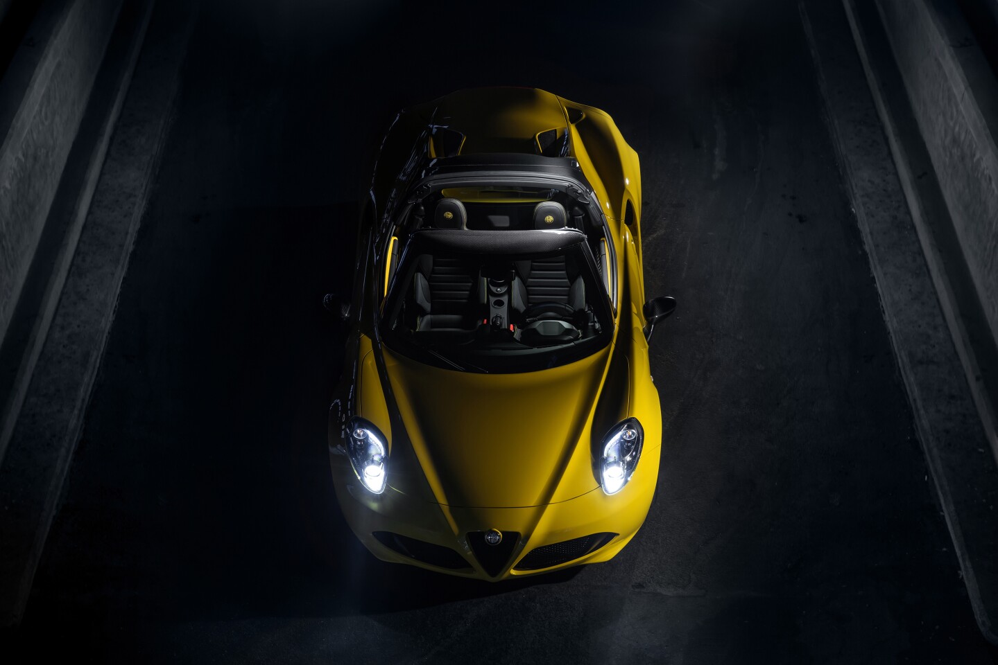 Cleaner headlamp clusters are part of the Spider package