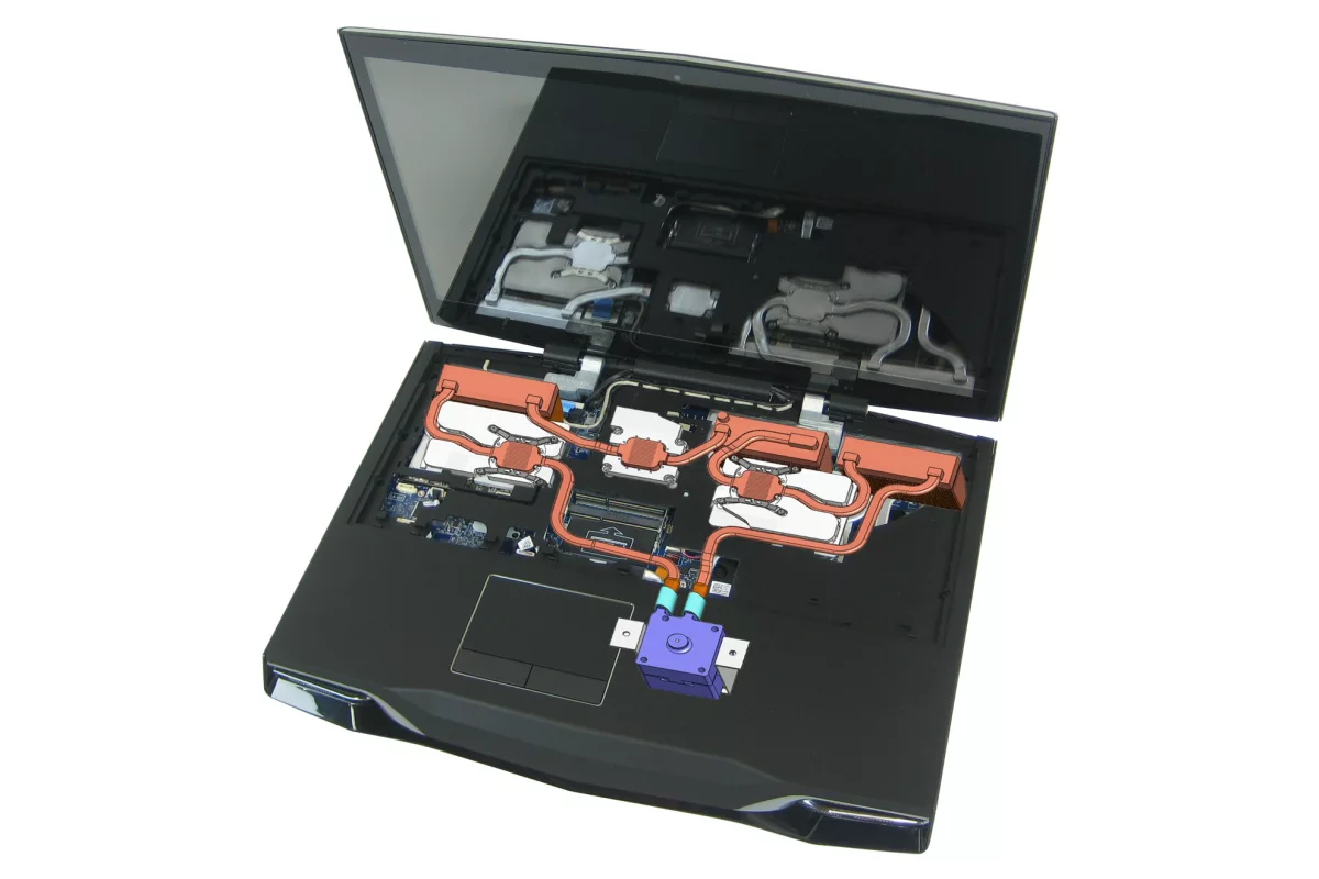 Asetek has created a new slim form factor liquid cooling system for laptops and All-in-One computers