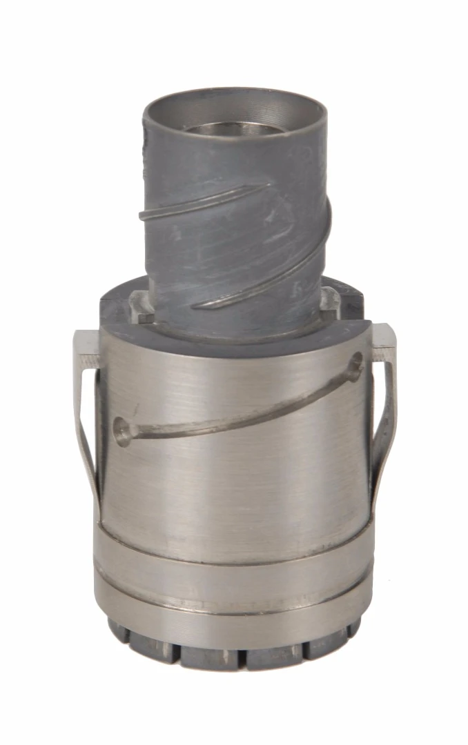 The purpose of the drill was set heat sensors and recover core samples